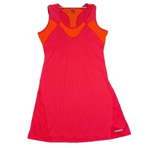 Patagonia Maipo Tank Top Womens Small Red Orange Round Neck Outdoor Active Wear